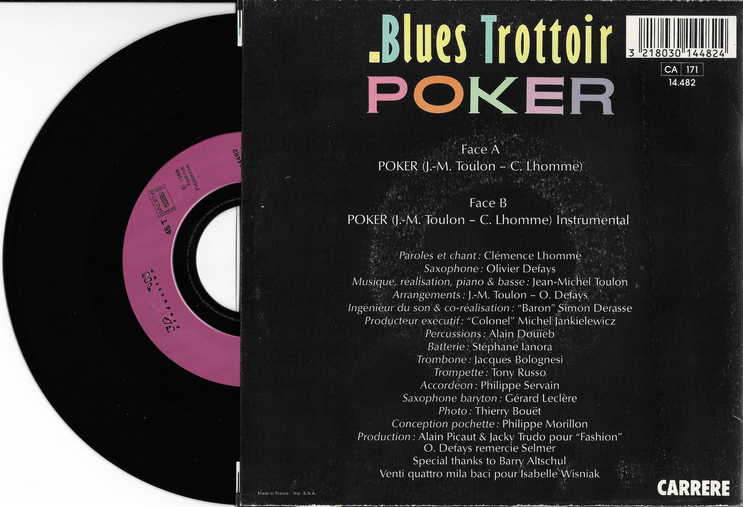 BLUES TROTTOIR - Poker