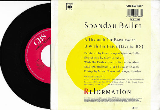 SPANDAU BALLET - Through The Barricades