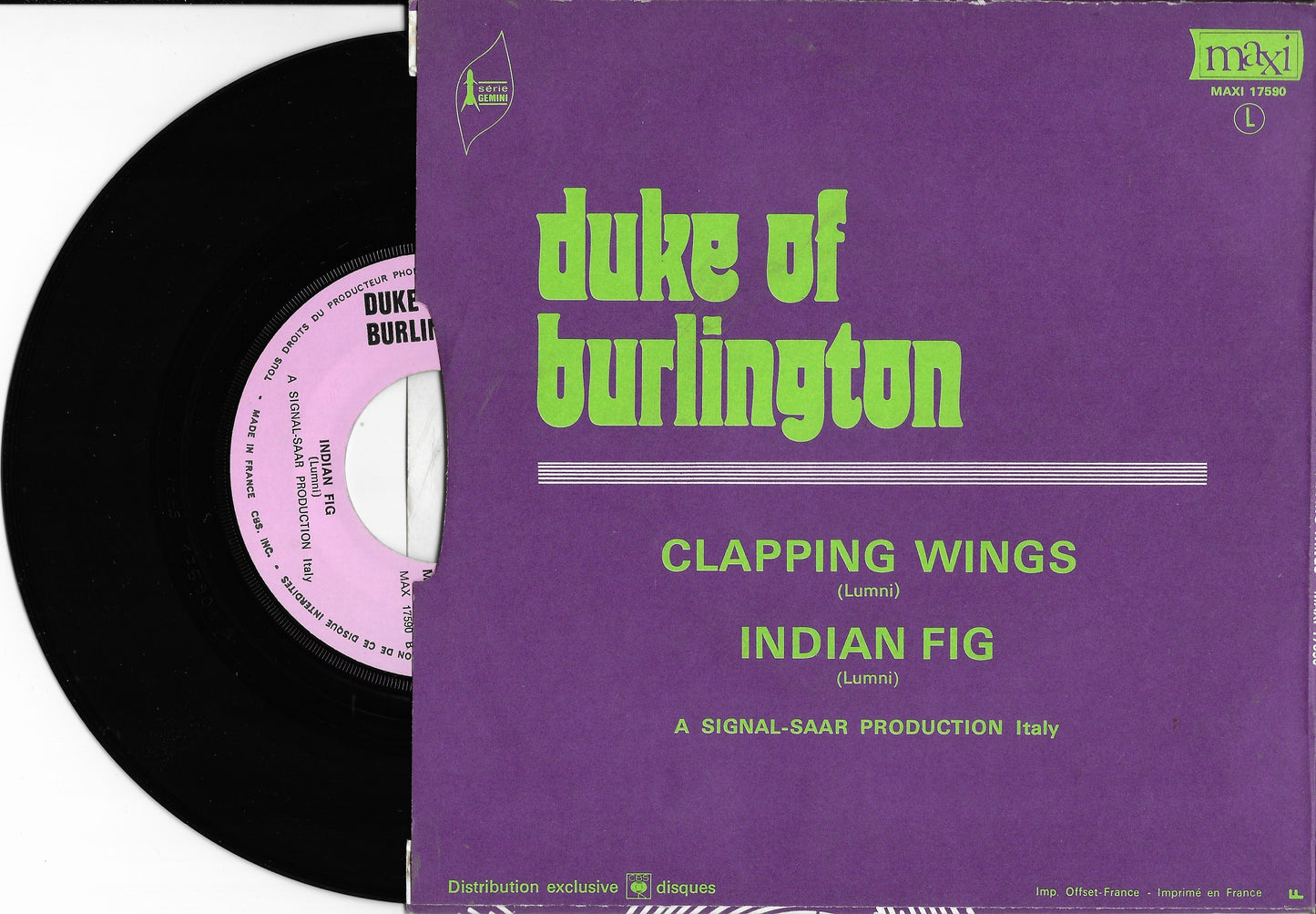 THE DUKE OF BURLINGTON - Clapping Wings