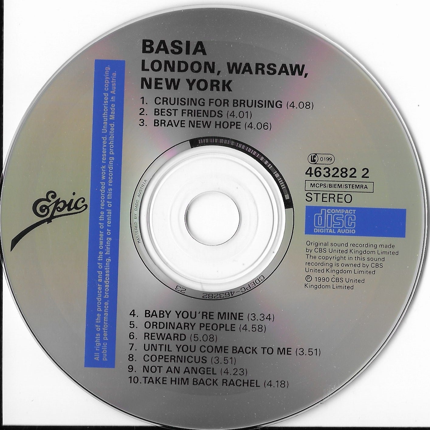 BASIA - London Warsaw New York
