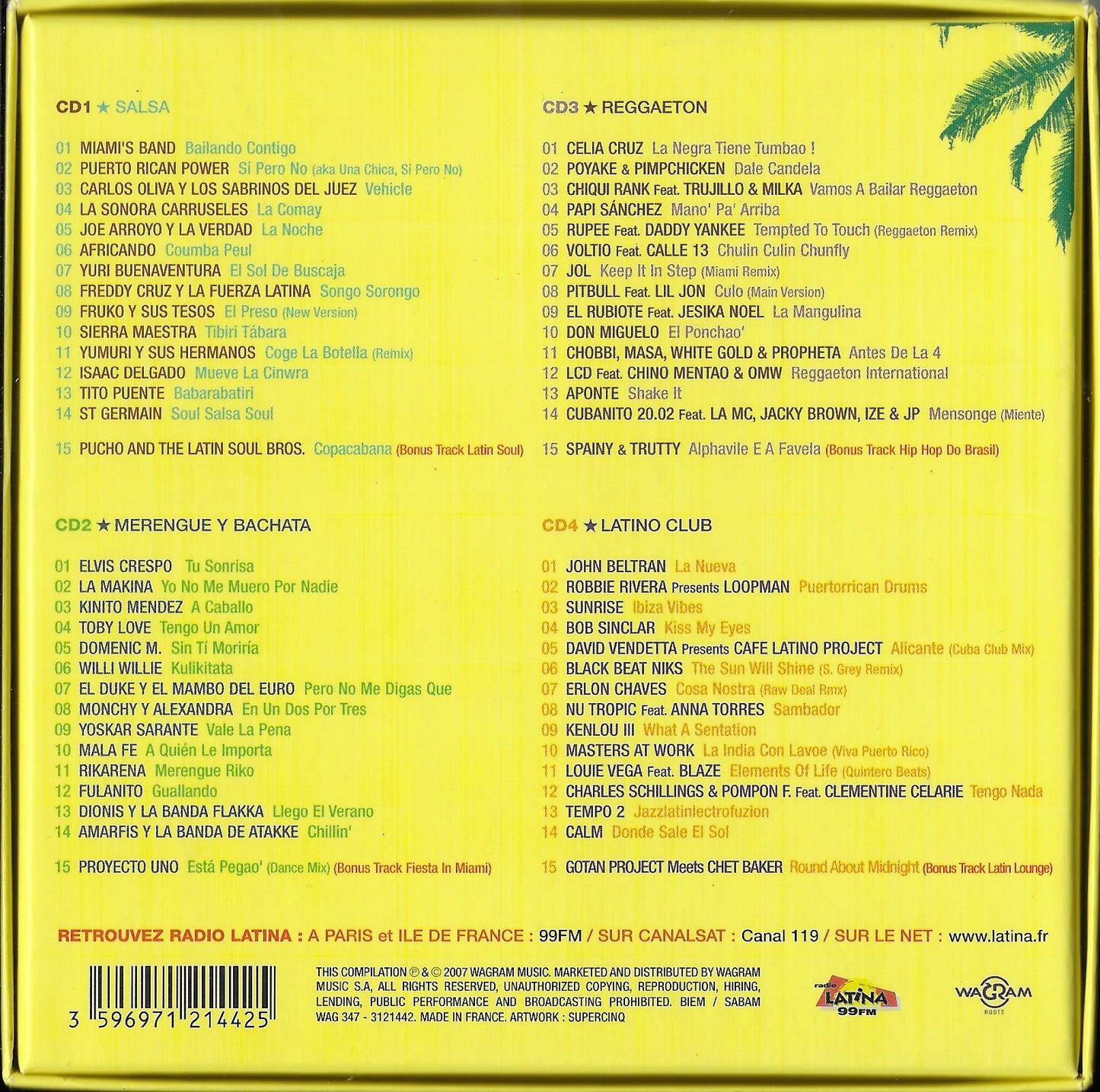 LATINA FEVER - Volume 2 (Coffret 4 CD)