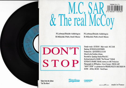 M.C. SAR & THE REAL McCOY - Don't Stop