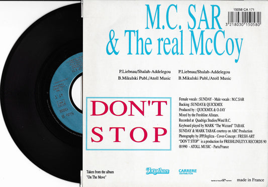 M.C. SAR & THE REAL McCOY - Don't Stop