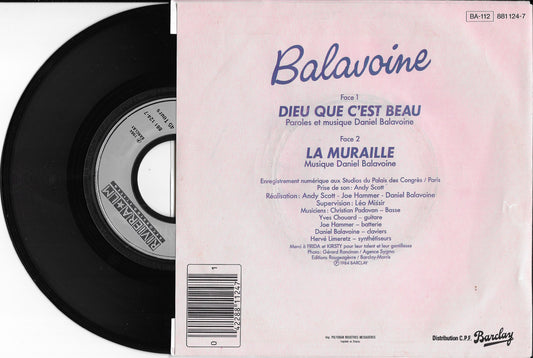 DANIEL BALAVOINE - Dieu Que C'Est Beau