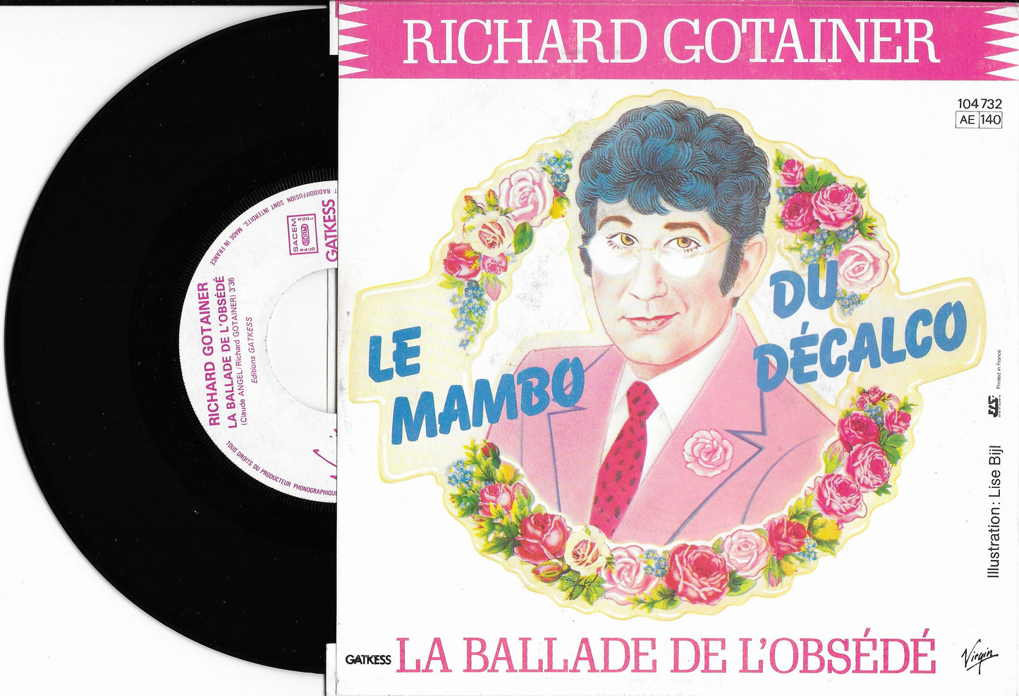 RICHARD GOTAINER - Le Mambo Du Décalco / La Ballade De L'Obsédé