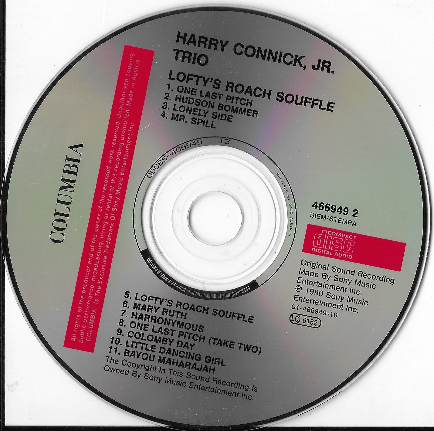 HARRY CONNICK Jr. TRIO - Lofty's Roach Soufflé