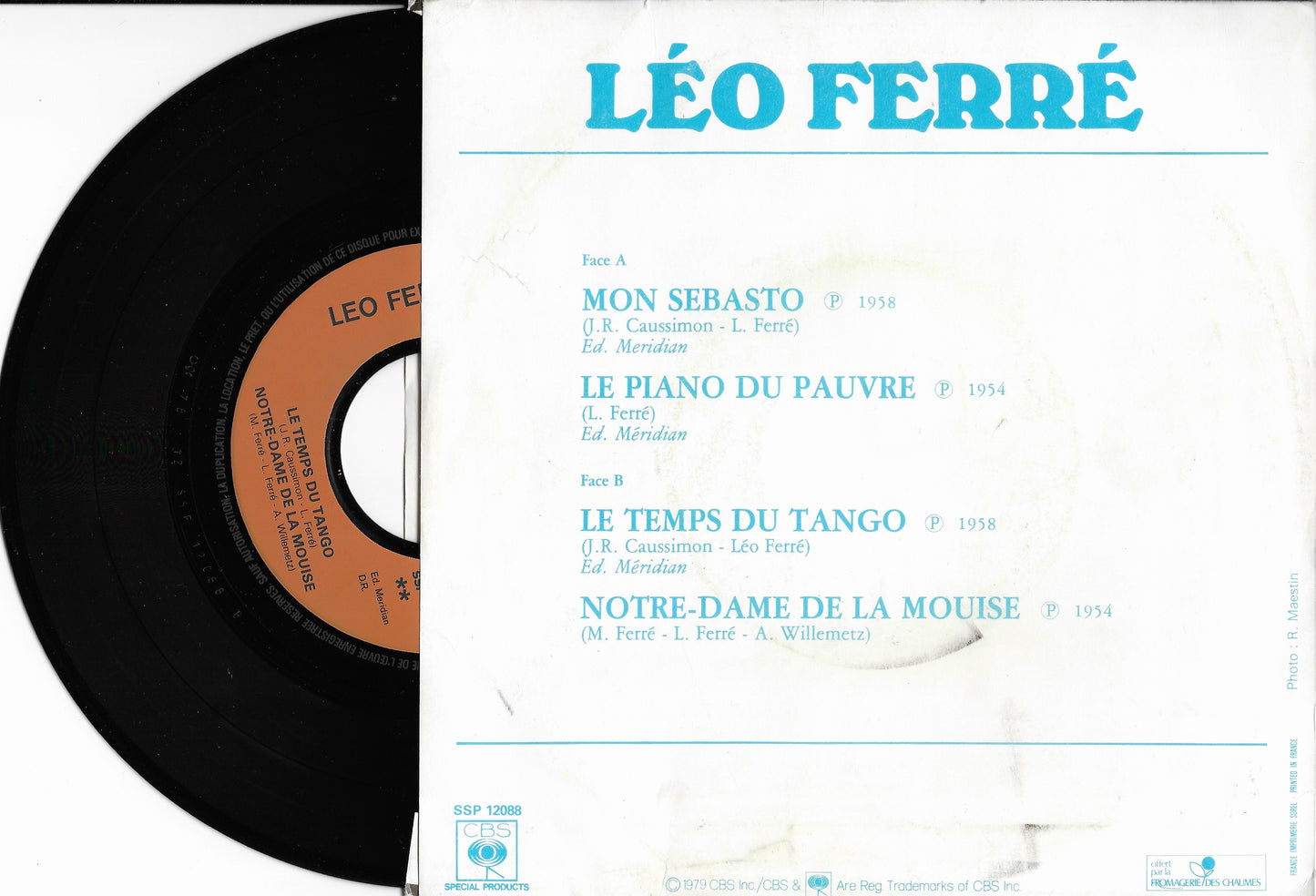 LEO FERRE -  Mon Sébasto