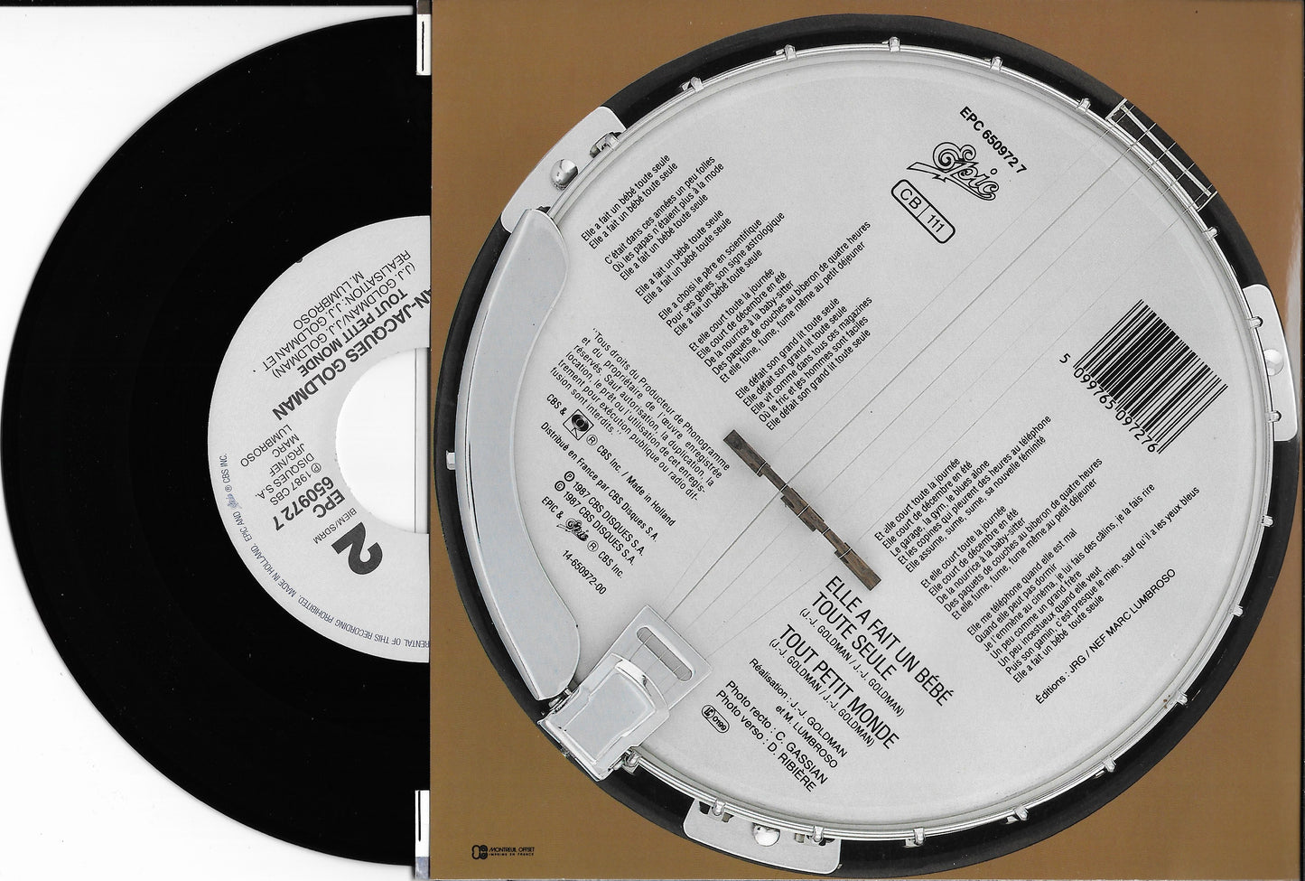 JEAN JACQUES GOLDMAN - Elle a fait un bébé toute seule