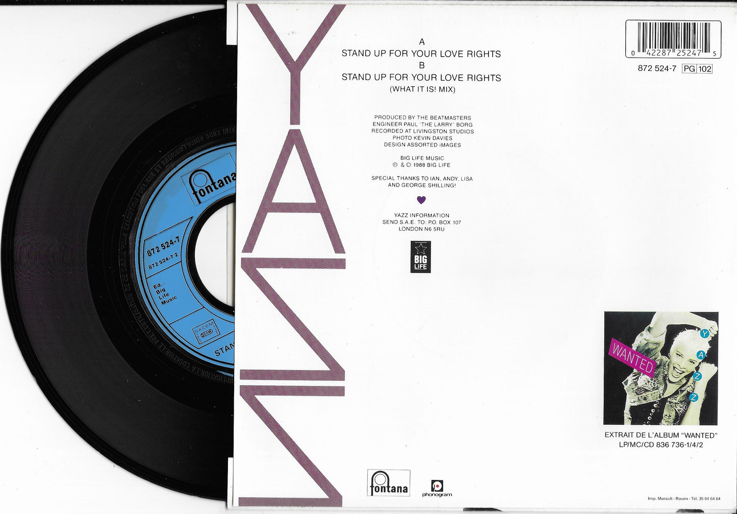 YAZZ -  Stand Up For Your Love Rights