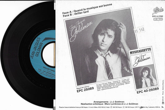 JEAN JACQUES GOLDMAN - Quand La Musique Est Bonne