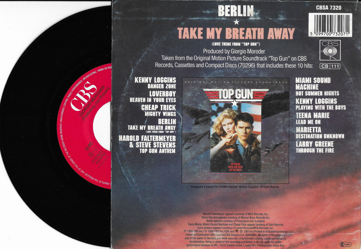 BERLIN - Take My Breath Away (Love Theme From "Top Gun")