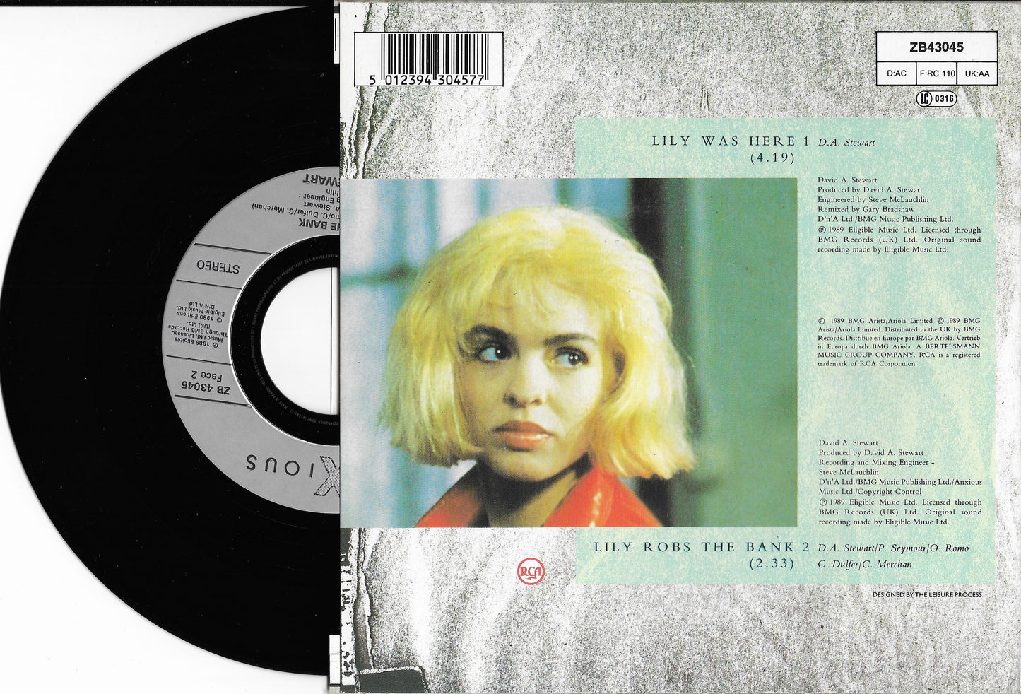 DAVID A. STEWART Featuring CANDY DULFER - Lily Was Here