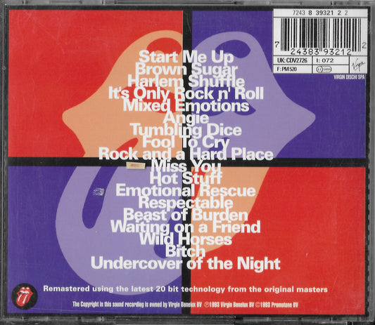 THE ROLLING STONES - Jump Back (The Best Of The Rolling Stones '71 - '93)