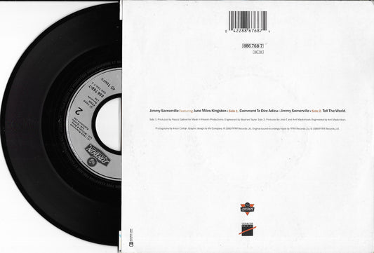 JIMMY SOMERVILLE feat. JUNE MILES KINGSTON - Comment Te Dire Adieu