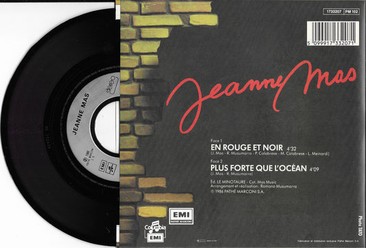 JEANNE MAS - En Rouge Et Noir