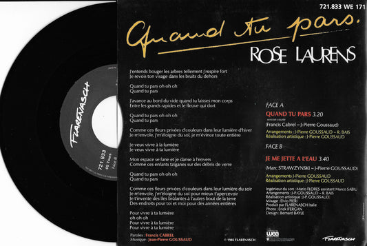 ROSE LAURENS - Quand Tu Pars