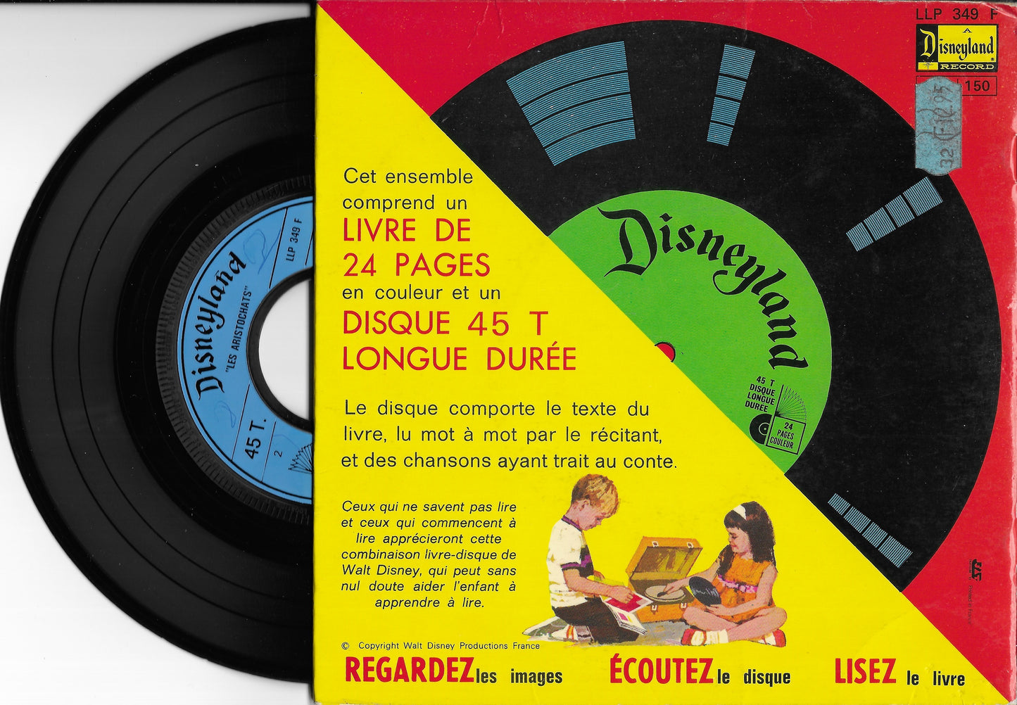 SIMONE VALERE, JEAN DESAILLY - Les Aristochats (livre-disque)