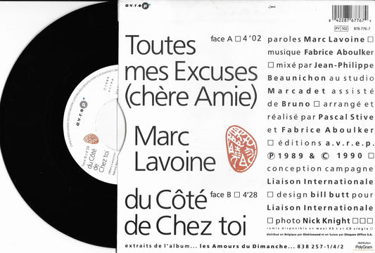 MARC LAVOINE - Toutes Mes Excuses