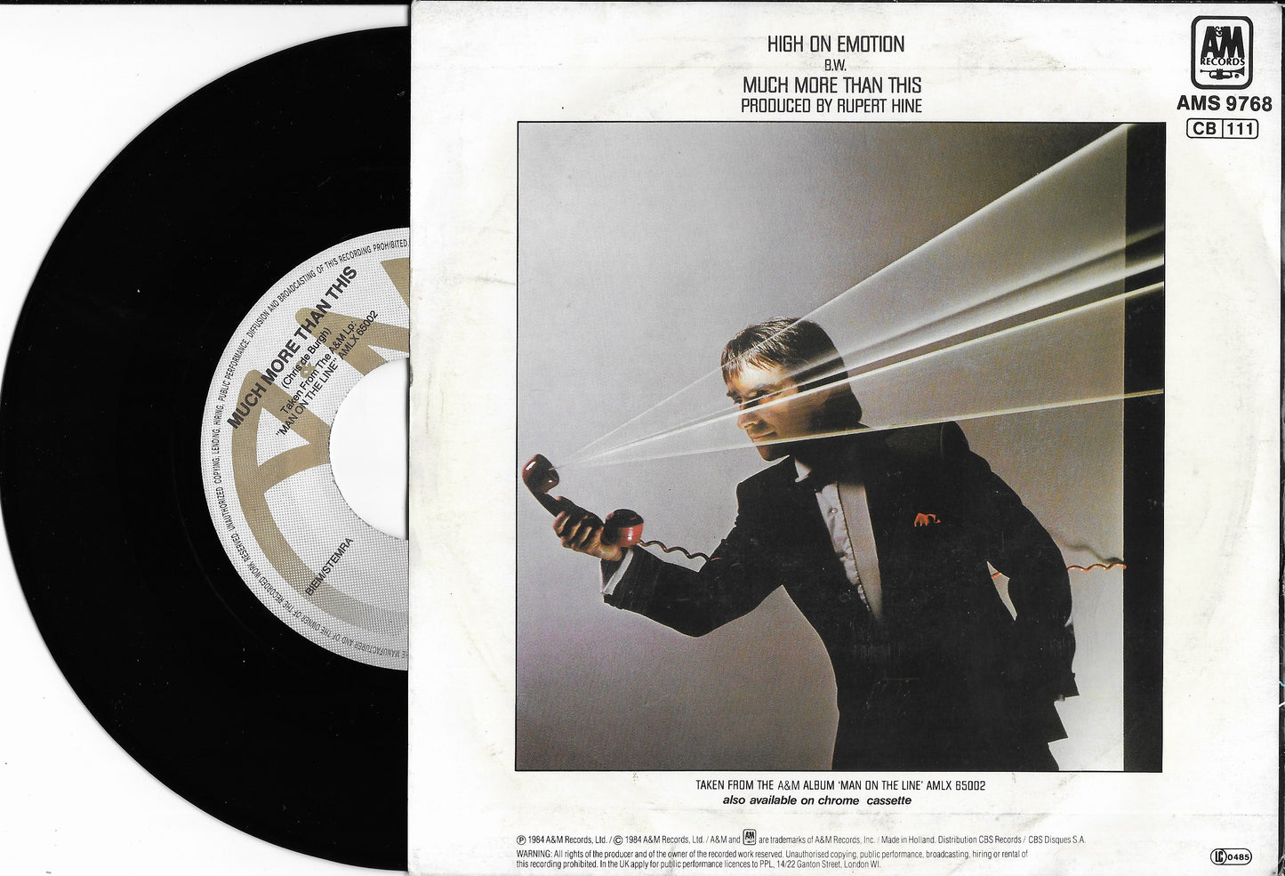 CHRIS DE BURGH - High on Emotion