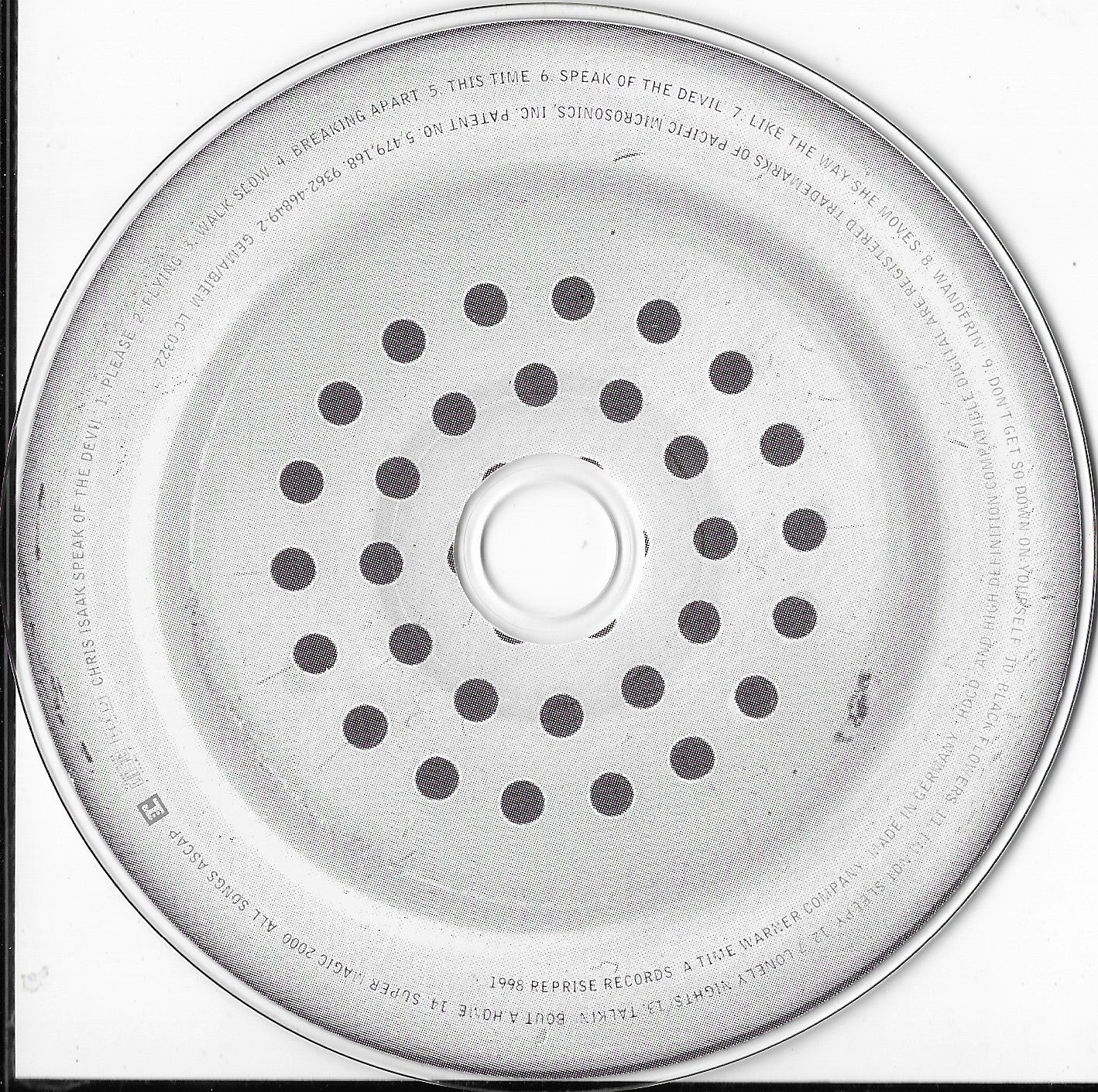 CHRIS ISAAK - Speak Of The Devil (HDCD)