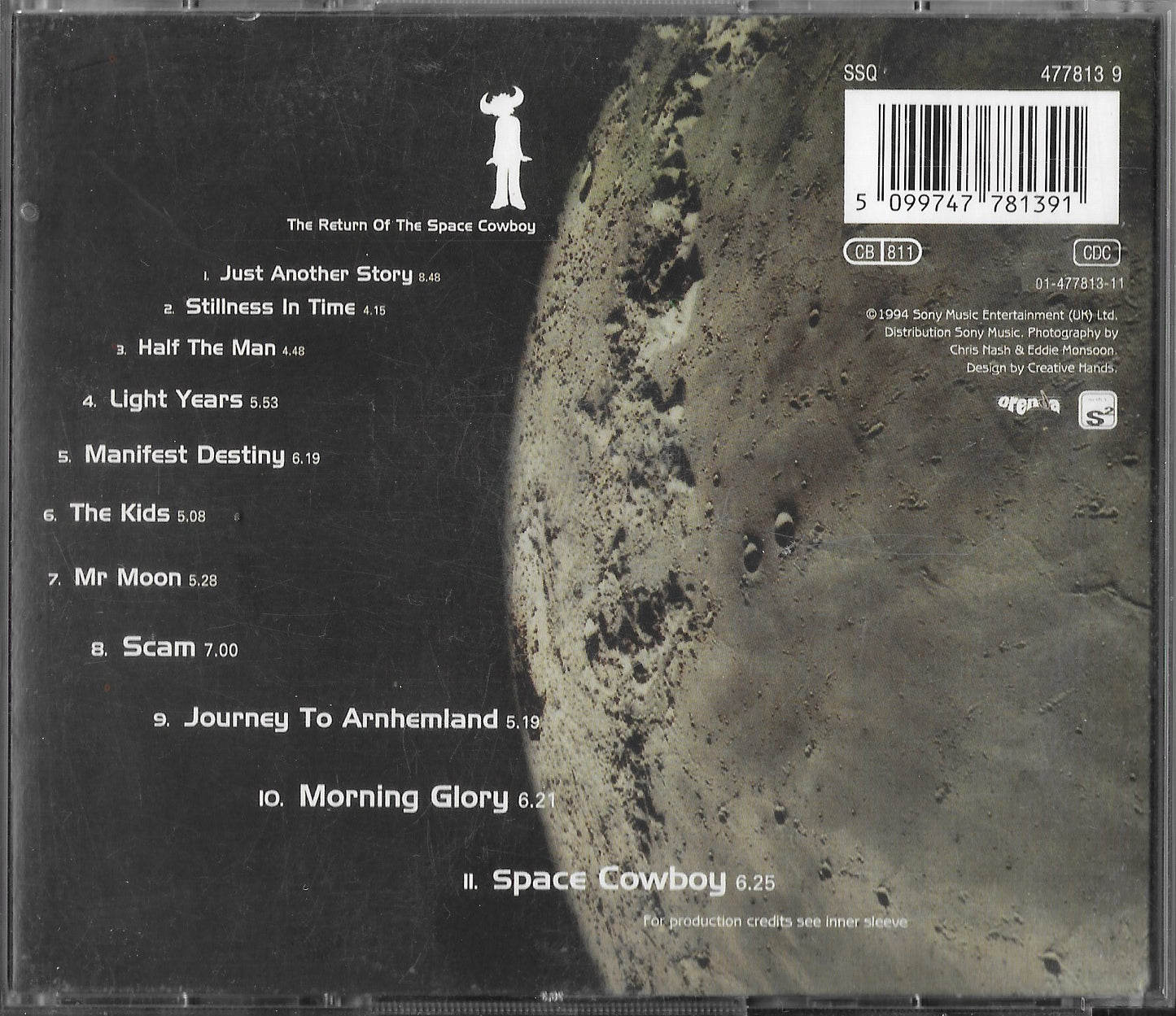 JAMIROQUAI - The Return Of The Space Cowboy (CD Bonus)