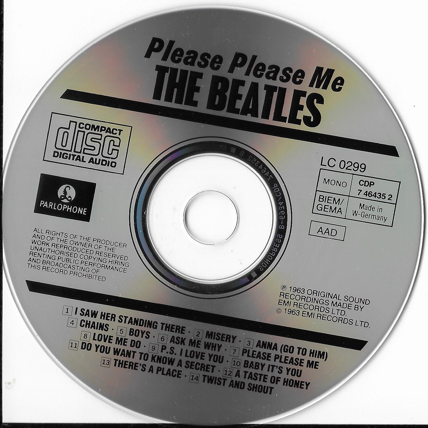 THE BEATLES - Please Please Me