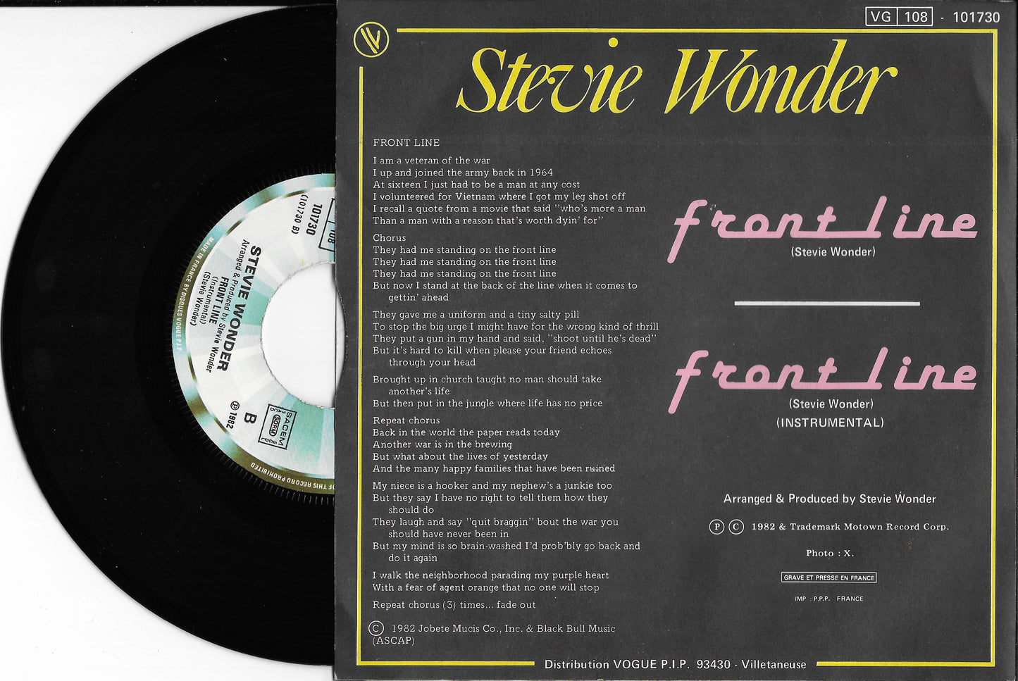 STEVIE WONDER - Front Line