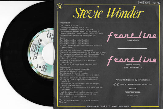 STEVIE WONDER - Front Line