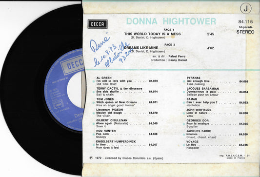 DONNA HIGHTOWER - This World Today Is A Mess