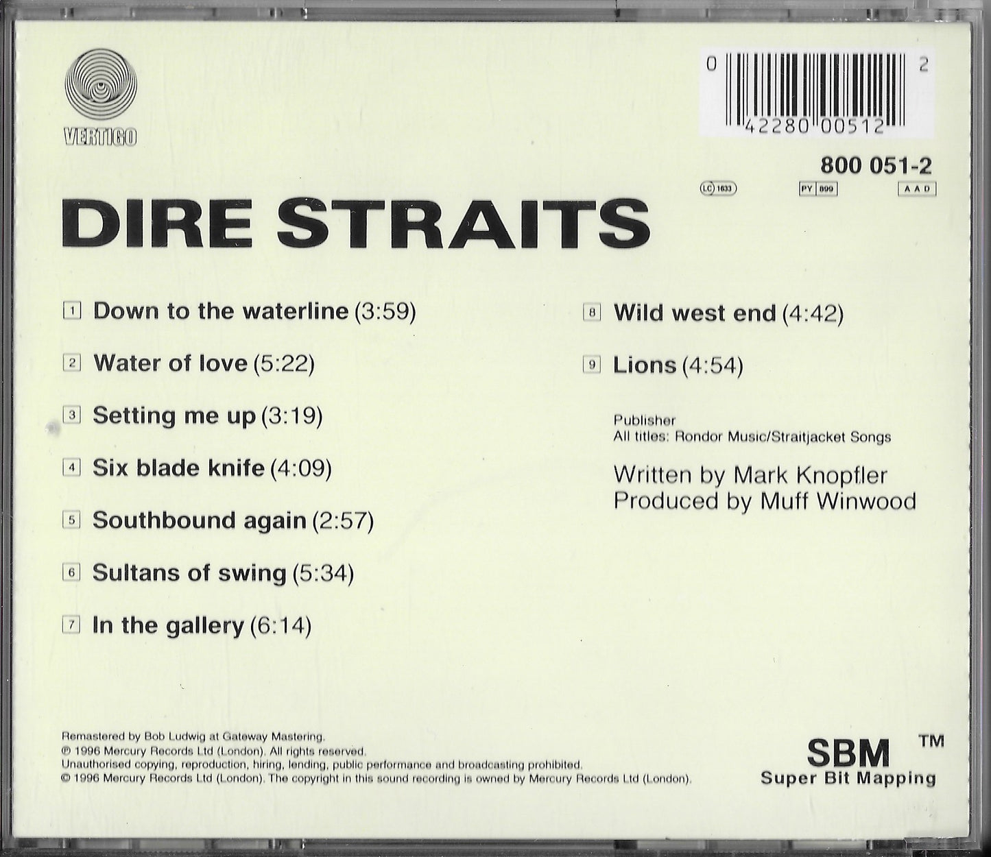DIRE STRAITS - Dire Straits