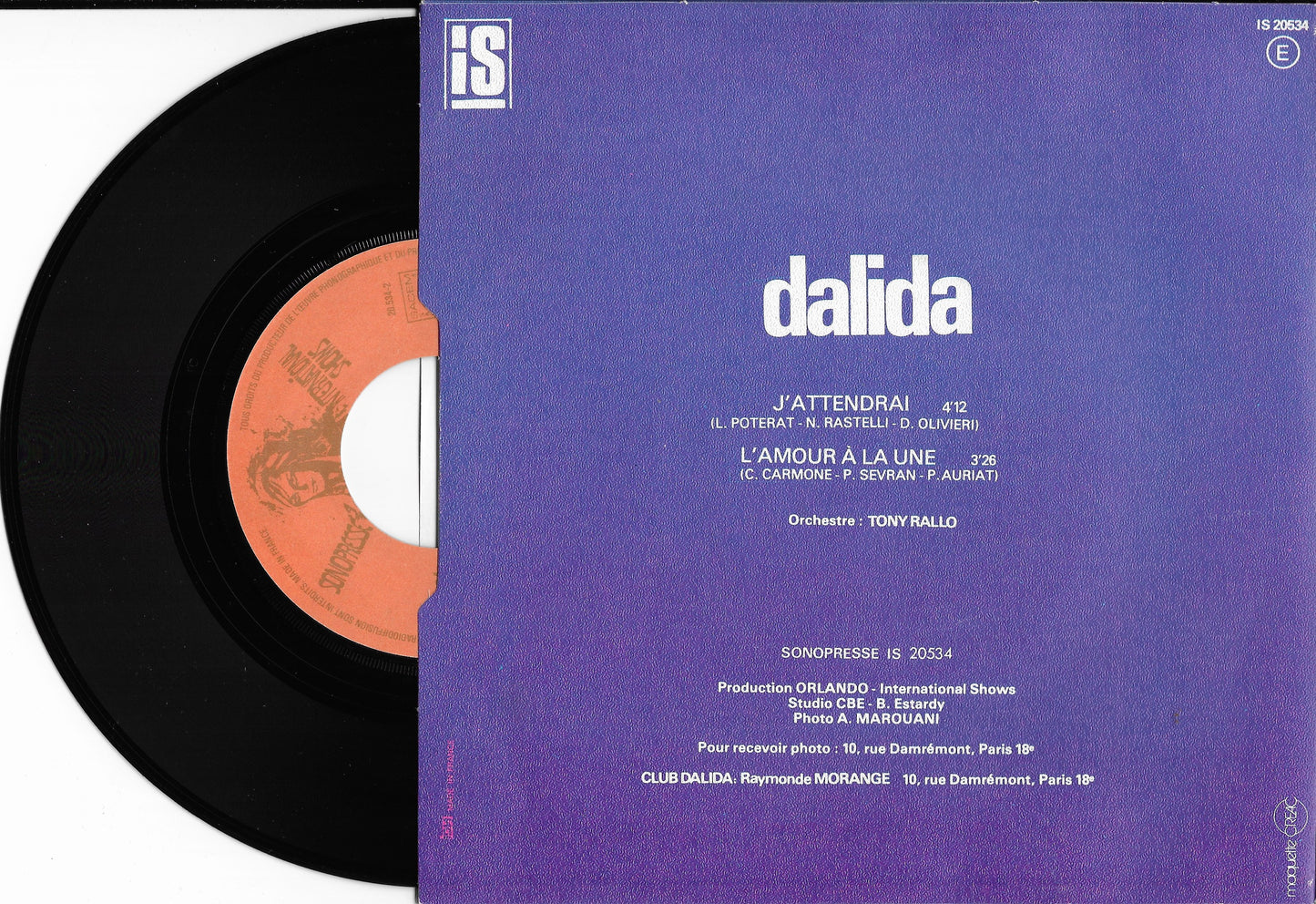 DALIDA - J'Attendrai