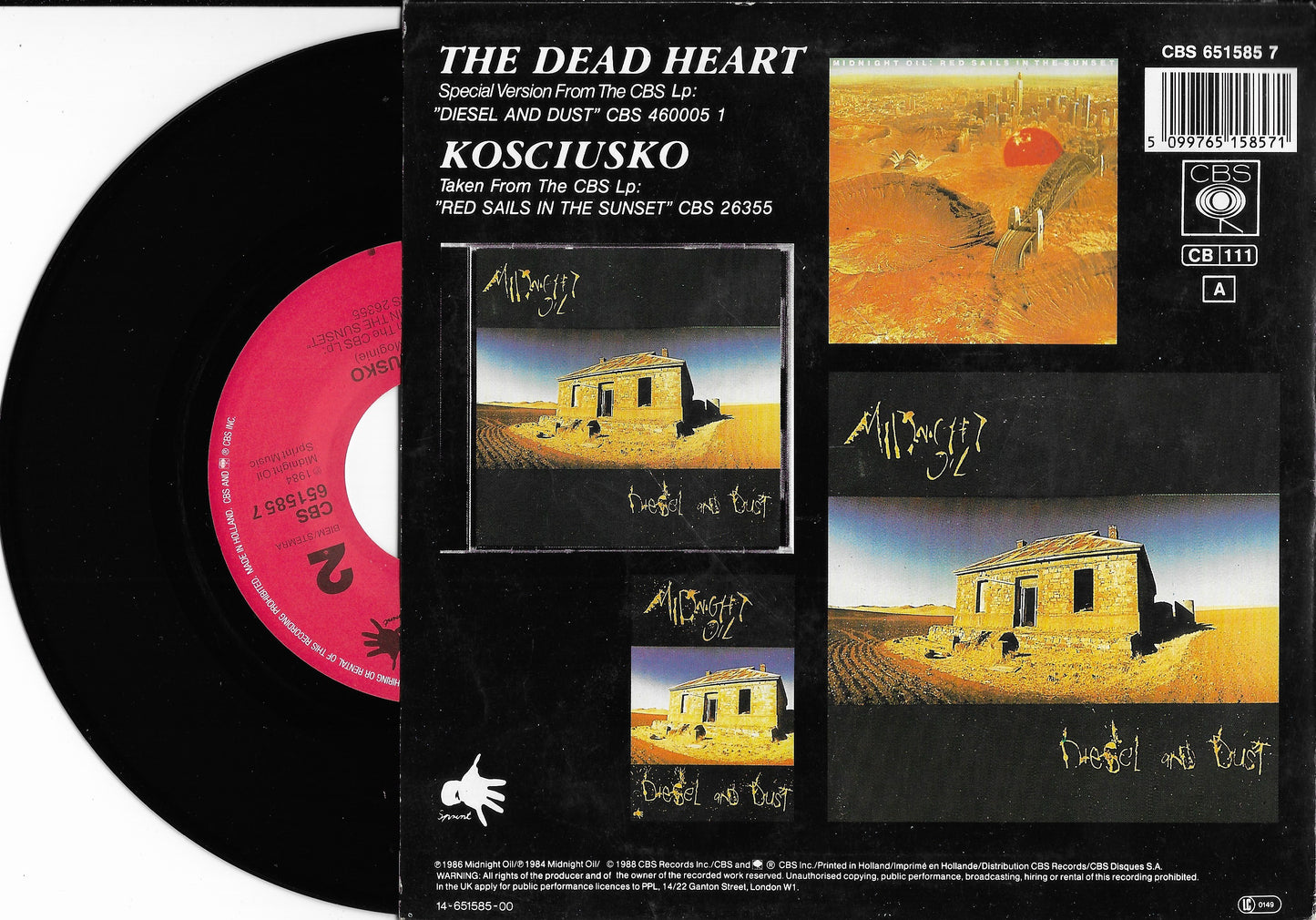 MIDNIGHT OIL - The Dead Heart