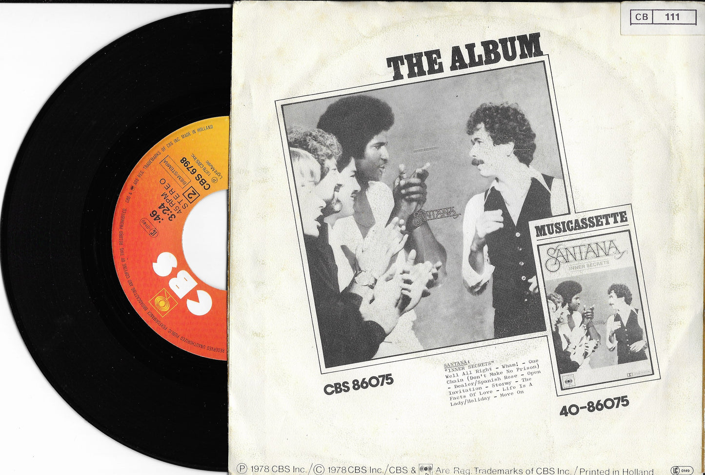 SANTANA - One Chain (Don't Make No Prison)