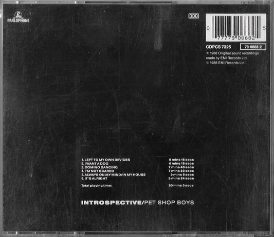 PET SHOP BOYS - Introspective