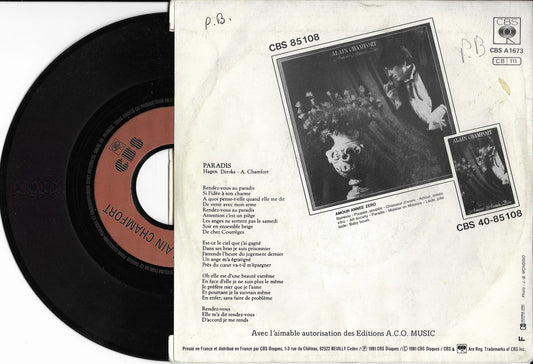 ALAIN CHAMFORT - Paradis