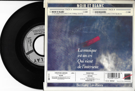 BERNARD LAVILLIERS - Noir Et Blanc