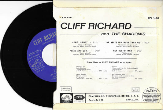CLIFF RICHARD , THE SHADOWS - Cinderella