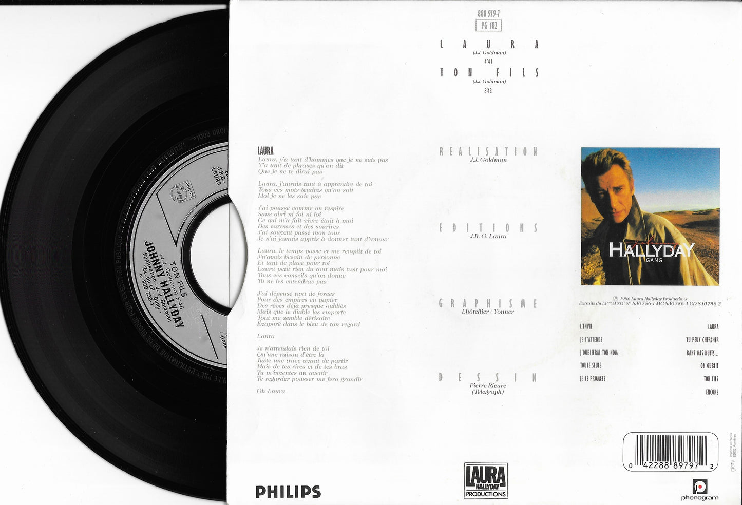 JOHNNY HALLYDAY - Laura