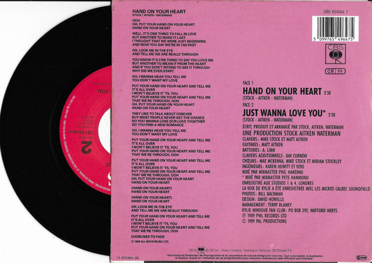 KYLIE MINOGUE - Hand On Your Heart