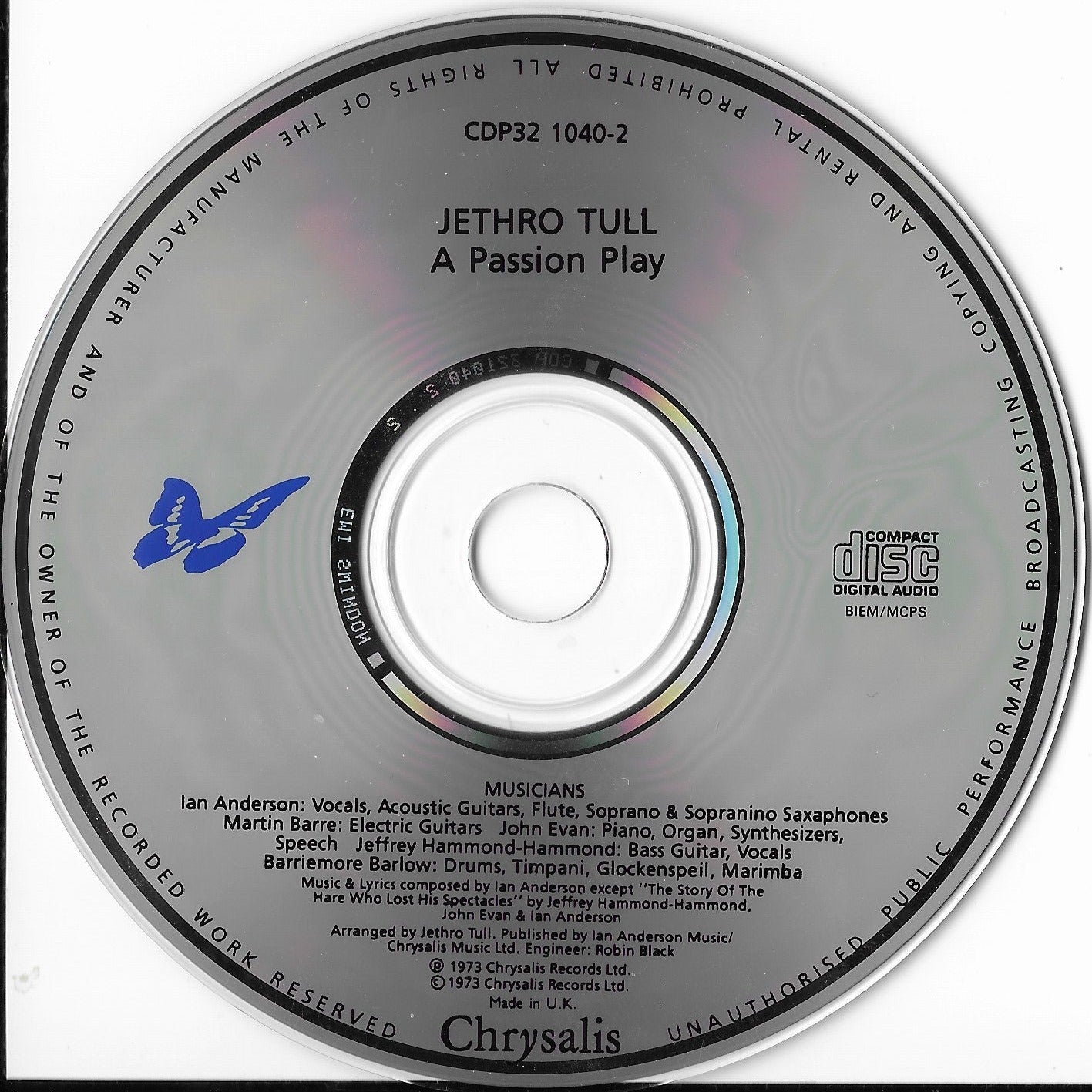JETHRO TULL - A Passion Play