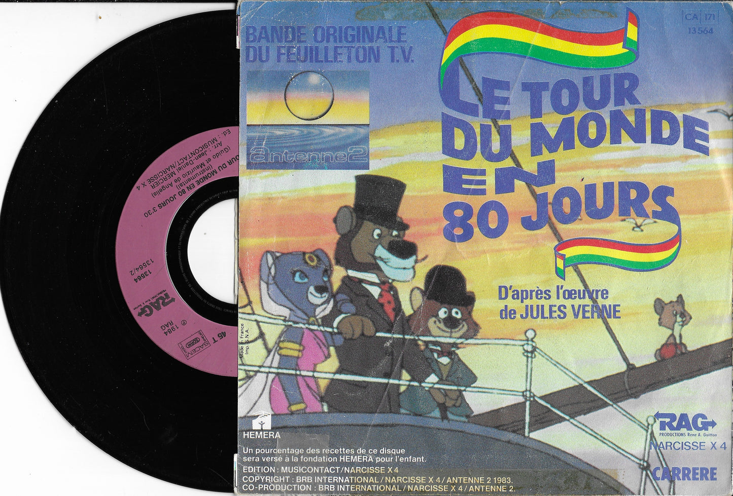 MICHEL BAROUILLE - Le Tour Du Monde En 80 Jours