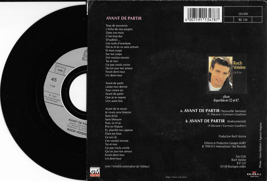 ROCH VOISINE - Avant De Partir (Nouvelle Version)