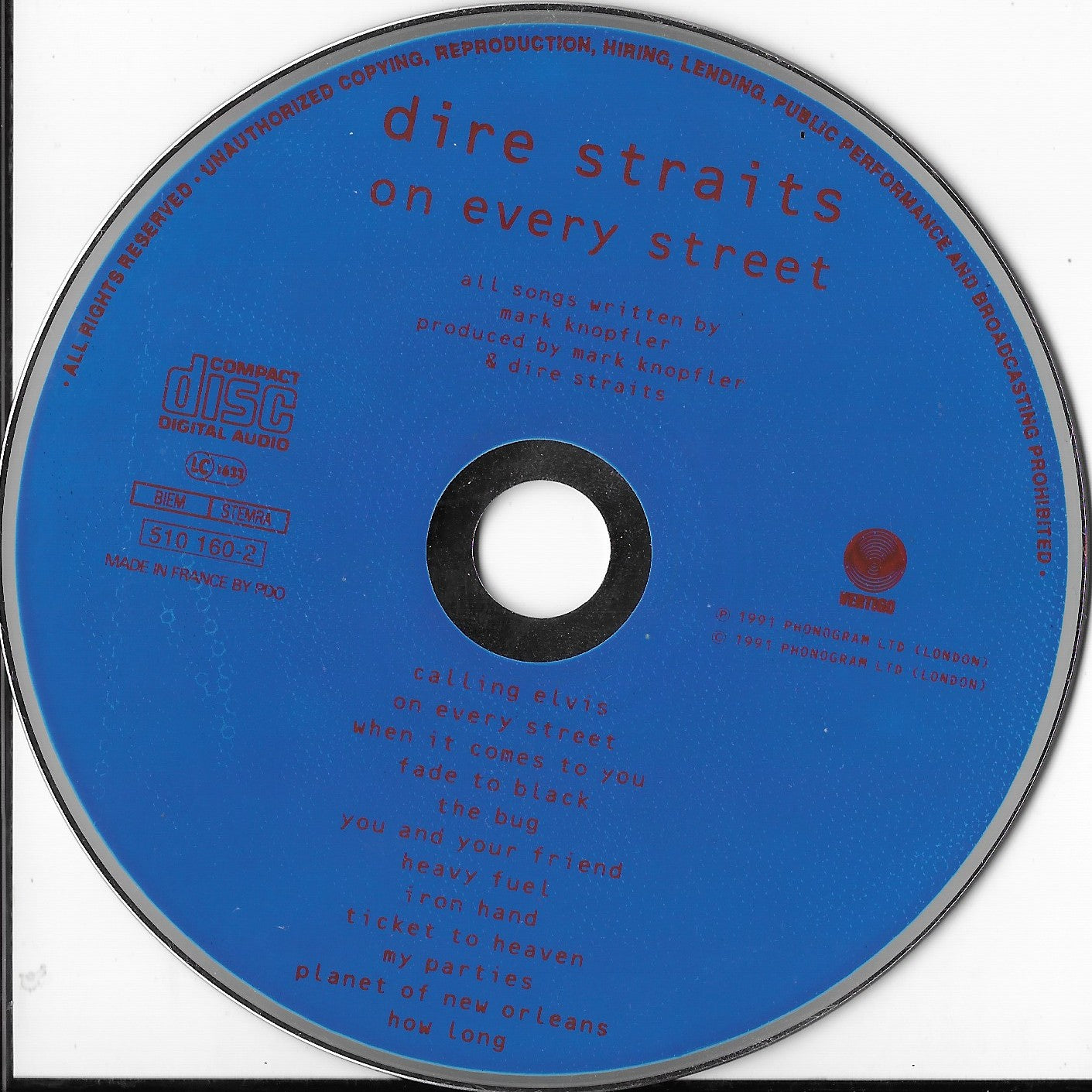 DIRE STRAITS - On Every Street
