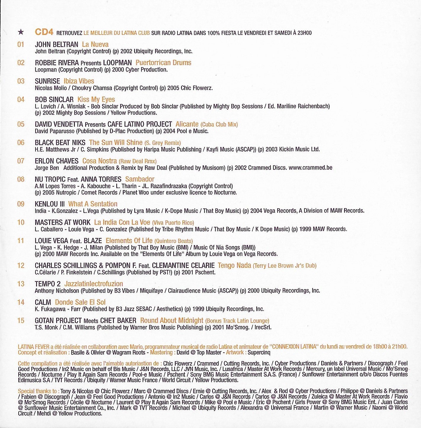 LATINA FEVER - Volume 2 (Coffret 4 CD)
