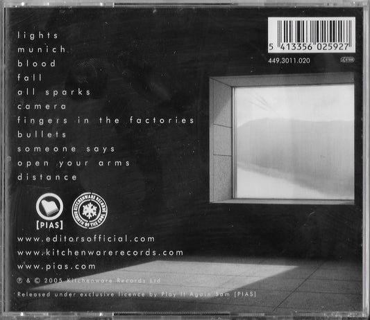 EDITORS - The Back Room