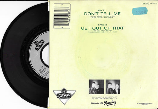 BLANCMANGE - Don't Tell Me