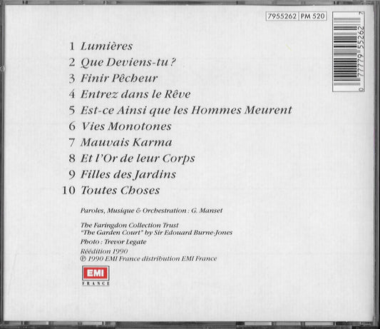 GERARD MANSET - Toutes Choses (CD N°2 uniquement)