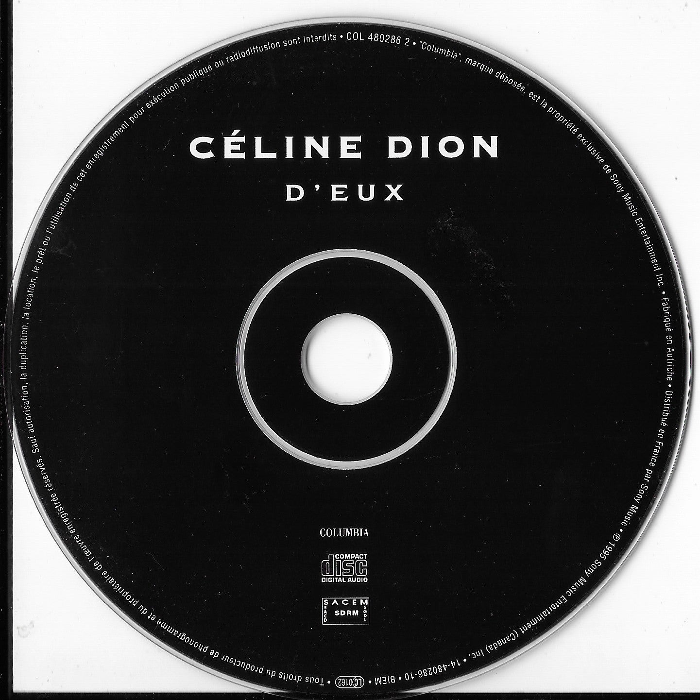 CELINE DION - D'Eux
