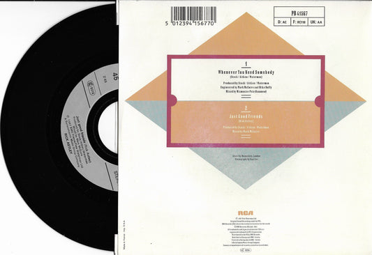 RICK ASTLEY - Whenever You Need Somebody