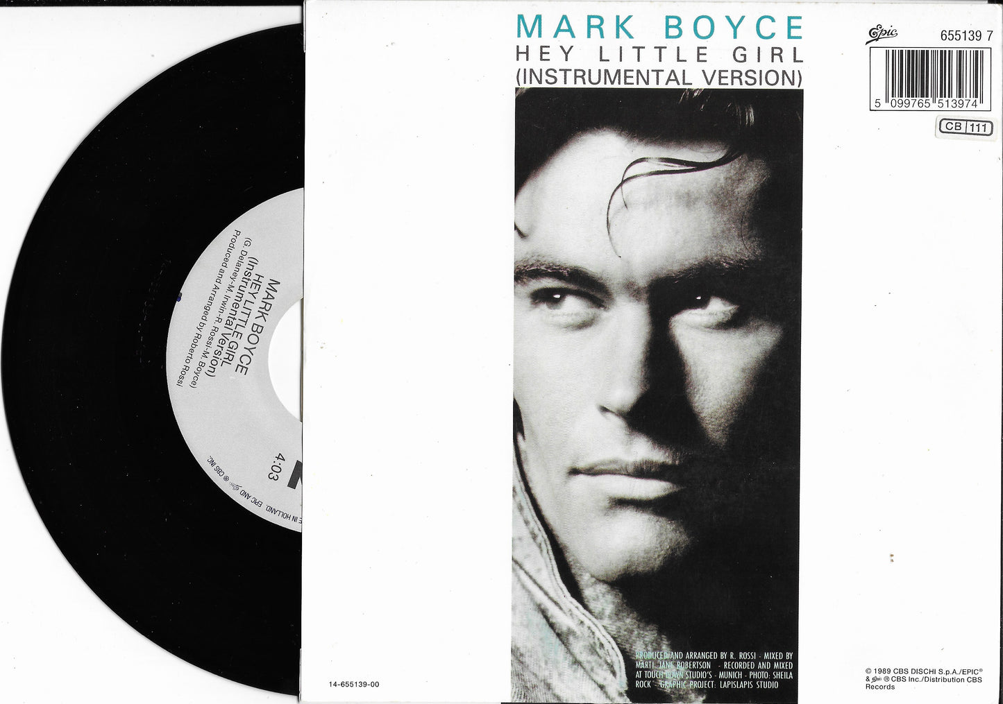 MARK BOYCE - Hey Little Girl